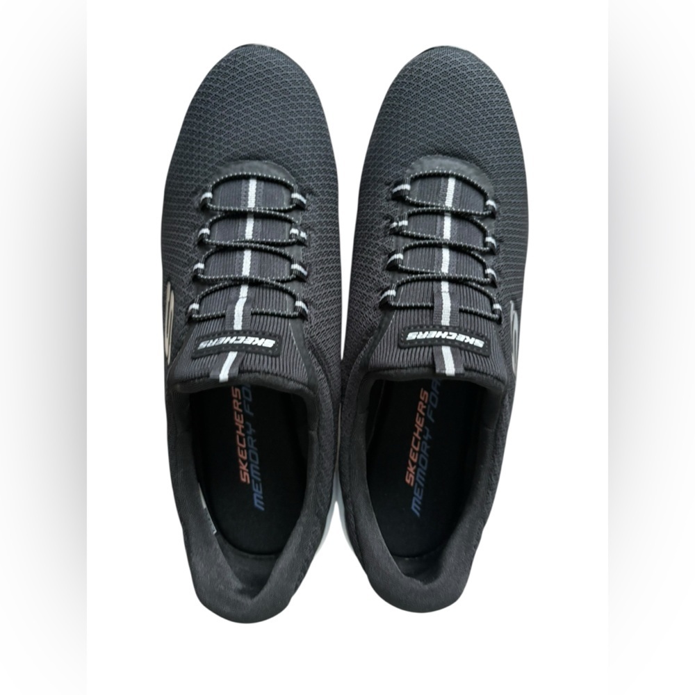 NWOB Skechers Summits Womens Shoes Black/White size 10 - Picture 6 of 8